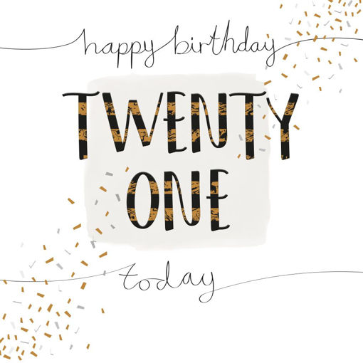 Picture of 21ST BIRTHDAY CARD